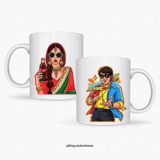 No. 1 Bhaiya Bhabhi Couple Coffee Mug