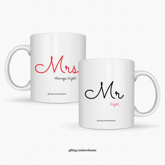 Mr&Mrs Coffee Mugs