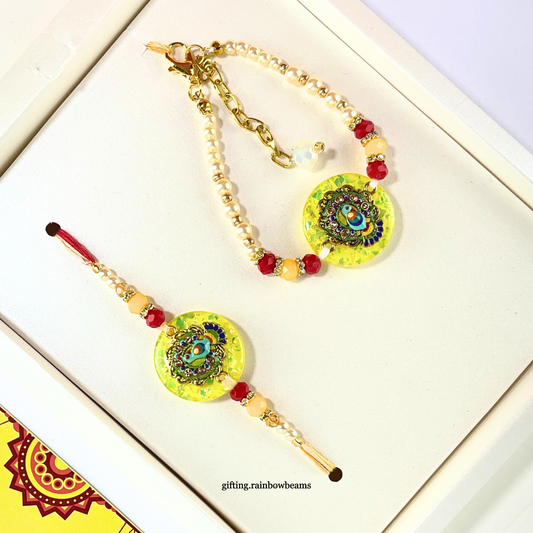 Premium Bhaiya Bhabhi Rakhi Set